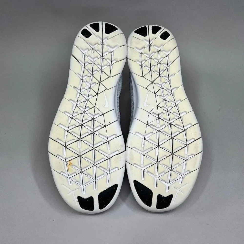 Nike Free RN Running Shoes Girls 7 Grey Pink Athletic Run Training Sneakers‎